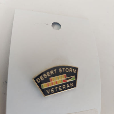 Eagle Emblems brooches and lapel pins Desert Storm Veteran Pin