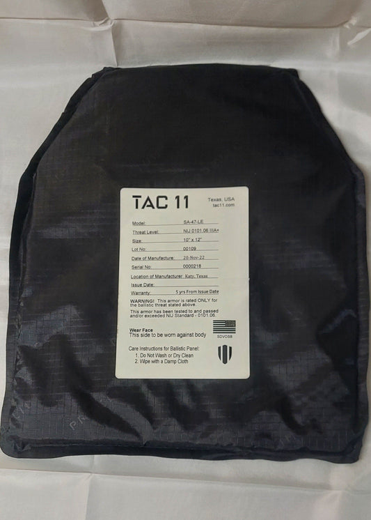 TAC 11 Vest accessories Soft IIIA+ Plate TAC 11 Plates