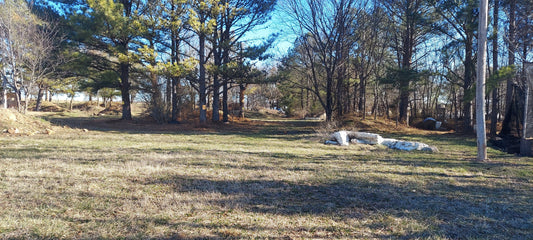 RV Self Contained grass area.