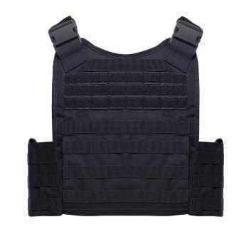 The Command Bunker Black Molle Plate Carrier Vest