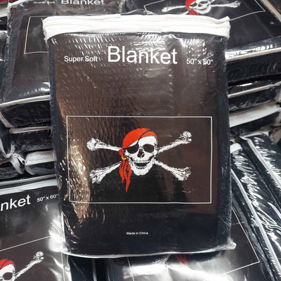 The Command Bunker Cold Weather Pirate Fleece Blanket