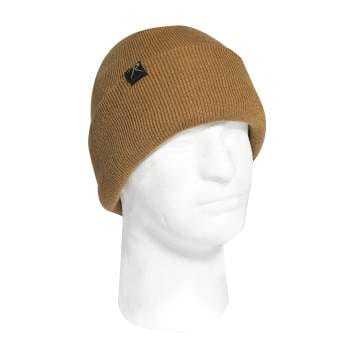 The Command Bunker Coyote Watch Cap sherpa lined