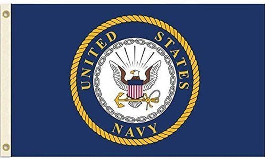 The Command Bunker flags 3 X 5 United States Navy