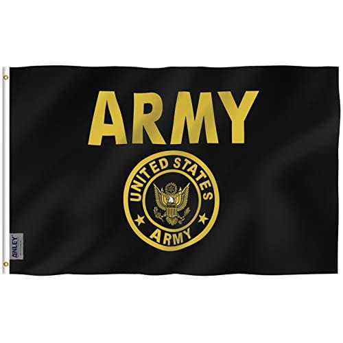 The Command Bunker flags 3X5 Army Gold Flag Super Polyester