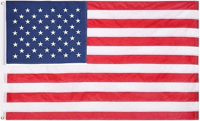 American Flag 3X53X5 American Flag with grommets for hanging indoor or outdoor. Flag is printed poly. Great for hanging in your office or outside display for everyone to see and be pAmerican Flag 3X5