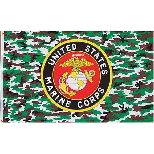 The Command Bunker flags Marine Camo 3X5 Flag