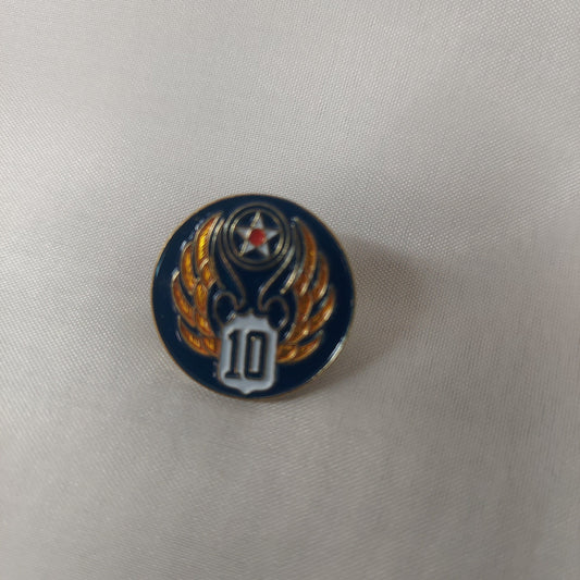 The Command Bunker hat pin 10th Air Force Pin