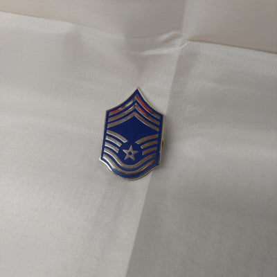 The Command Bunker hat pin USAF CMS E9 Rank Insignia Pin