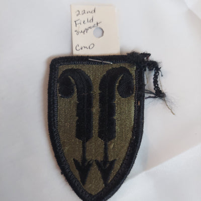 22nd Field Support Brigade PatchArmy 22nd Field Support Command patch. Used but good condition. Ready to be sewn on your favorite jacket.22nd Field Support Brigade Patch