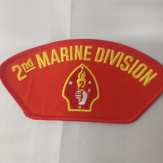 The Command Bunker Patches 2nd Marine Division Hat Patch
