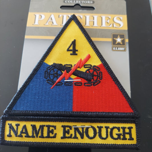The Command Bunker Patches 4th Armored Division Patch