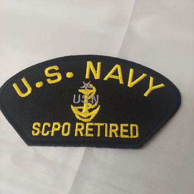 The Command Bunker Patches Navy SCPO Retired Hat Patch