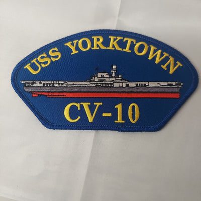 The Command Bunker Patches Navy USS Yorktown CV-10 Hat Patch