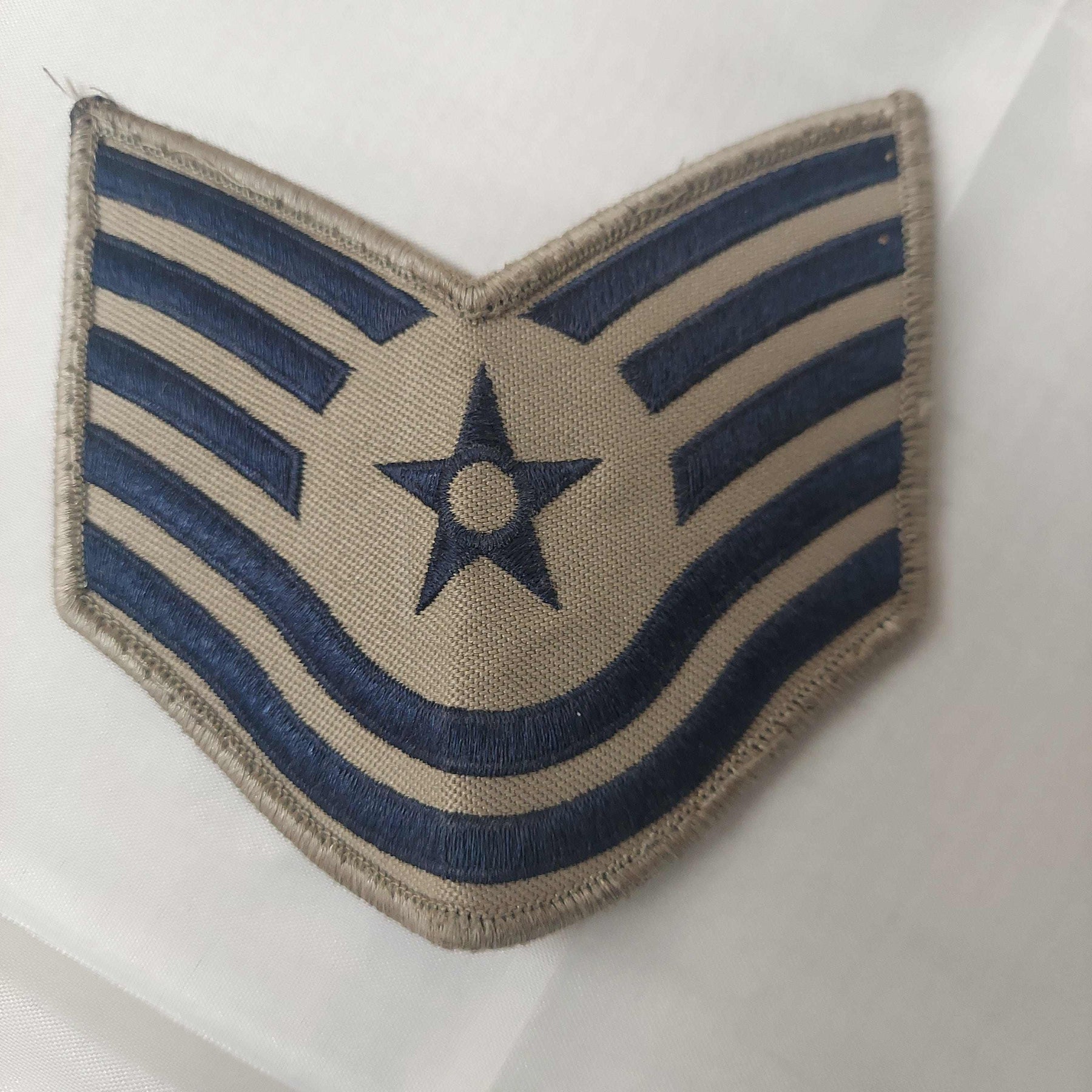 USAF Technical Sargent Rank Insignia Patch Sets come in different colo ...
