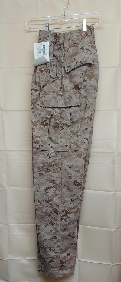 USMC Marine Desert Trousers Issued The Command Bunker Small/ Long / New USMC Marine Trousers