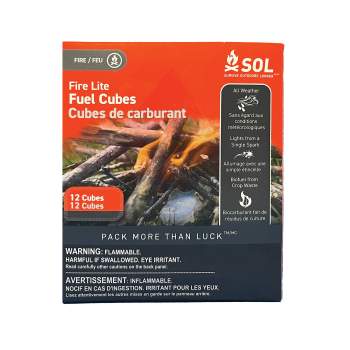 The Command Bunker Sol Fire Lite Fuel Cubes - 12 Pieces