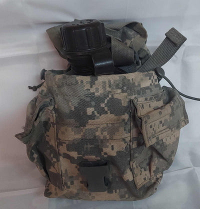 1 Qt Canteen/General Purpose Pouch1 qt Canteen/ General purpose pouch Molle II. Carries Canteen for easy access while hiking, hunting or just out having fun outdoors. Pouches have two pockets each fo1 Qt Canteen/General Purpose Pouch